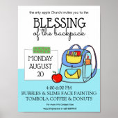 zurück zur Schulsegnung der Rucksäcke Poster (Vorne)