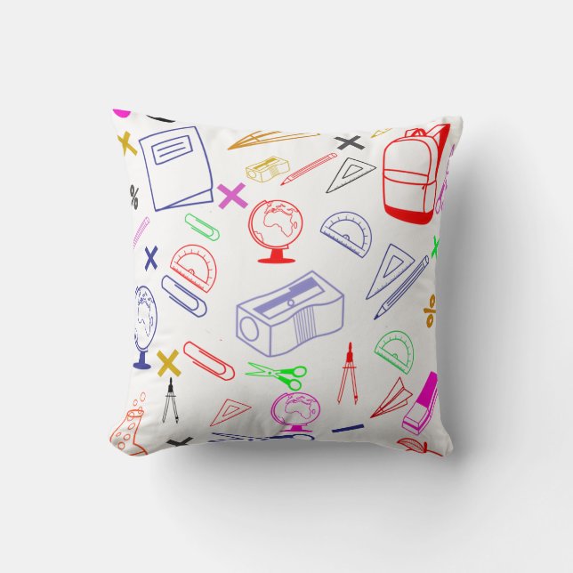 Zurück zur Schulstruktur Kissen (Vorderseite)