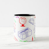 Zurück zur Schulstruktur Zweifarbige Tasse (Mittel)