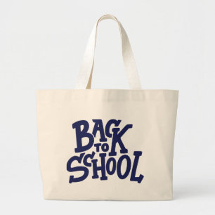 Zurück zur Schultasche Jumbo Stoffbeutel