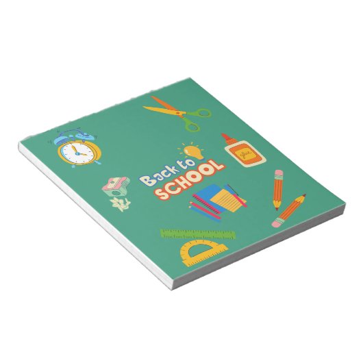Zurück zur Schulversorgung in der Moderne Notizblock (angewinkelt)