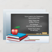 Zurück zur Schulzeit - Einladung (Vorne/Hinten)