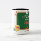 Zurück zur Tasse der Schule (Mittel)