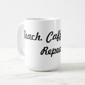 Zurück zur Teacher-Tasse - Neujahr Kaffeetasse (Vorderseite Links)