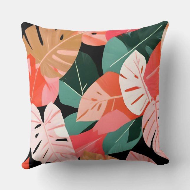 Zurück zur tropischen Insel Kissen (Rückseite)