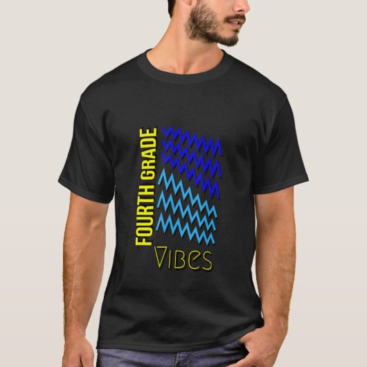 Zurück zur vierten Klasse des Vibes-Studentenlehre T-Shirt (Vorderseite)