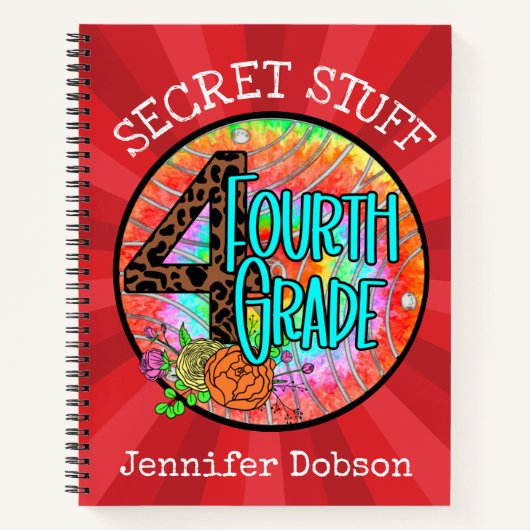 Zurück zur vierten Schulstufe Notizblock (Vorderseite)