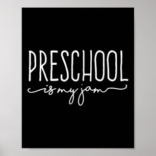 Zurück zur Vorschule: Meine Jam-Pre-K-Lehrer Poster