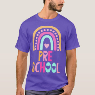 Zurück zur Vorschule Rainbow Kinder Frauen T-Shirt