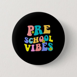 Zurück zur Vorschule Vibes Studentenlehrerin Ret Button