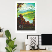 Zurück zur Weltraumtourismuswerbung Poster (Heimbüro)