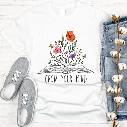 Zurück zur Wildblume der Schule T-Shirt