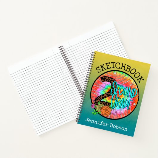 Zurück zur zweiten Schulstufe Notizblock (Innenseite)