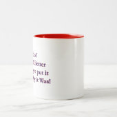 Zurück Zweifarbige Tasse (Mittel)