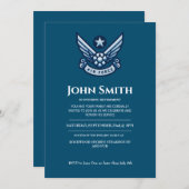 Zurückbehaltung der US-Luftwaffe Einladung (Vorne/Hinten)