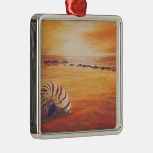 Zurückbleiben Silbernes Ornament (Rechts)