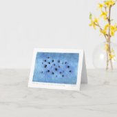 Zurückbleibendes Chromis Karte (Gelbe Blume)