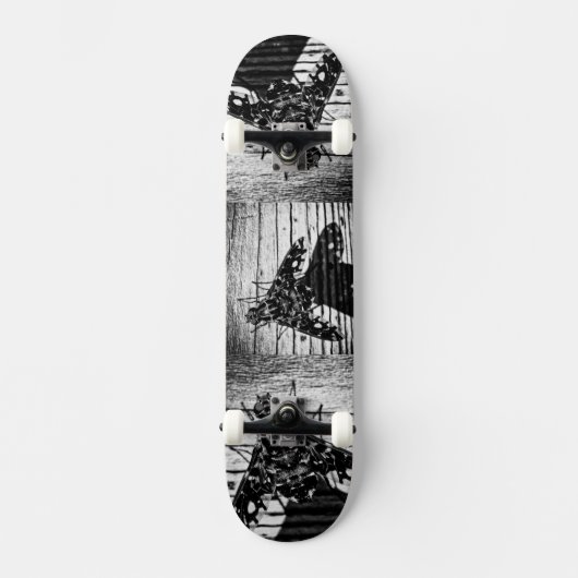 zurückfliegen skateboard (Vorderseite)