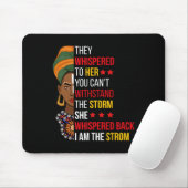 zurückflüstern Ich bin der Sturm Bhm Stolz Afrikan Mousepad (Mit Mouse)