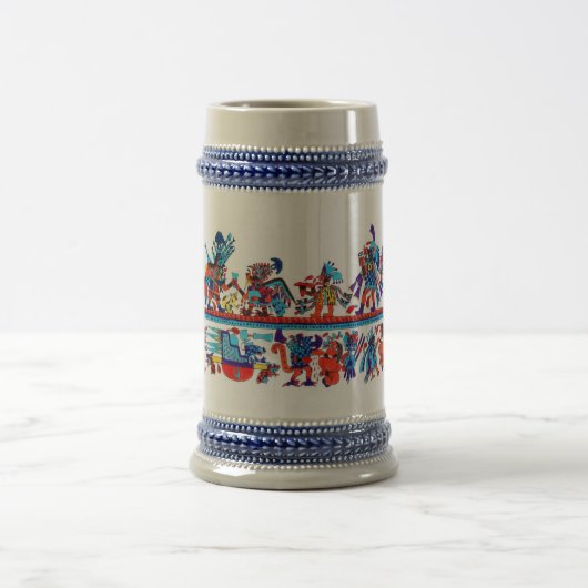 zurückgebogene moche Kunst Bierglas (Mittel)