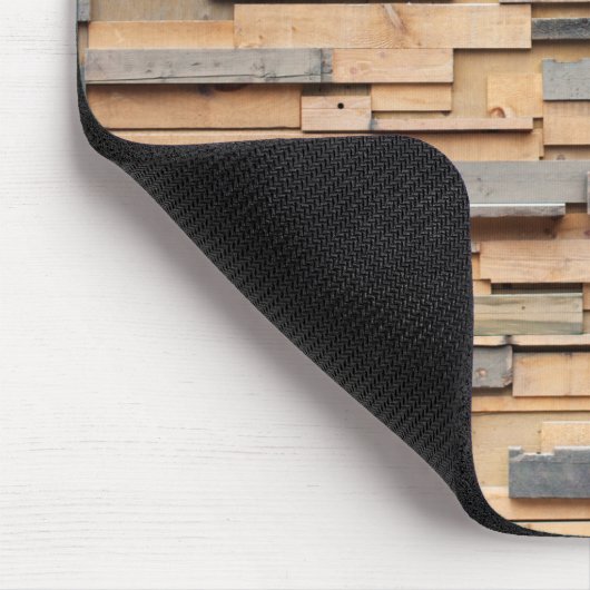 Zurückgefordertes Holz, nachhaltiges Material Mousepad (Ecke)