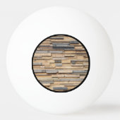 Zurückgefordertes Holz, nachhaltiges Material Tischtennisball (Vorderseite)
