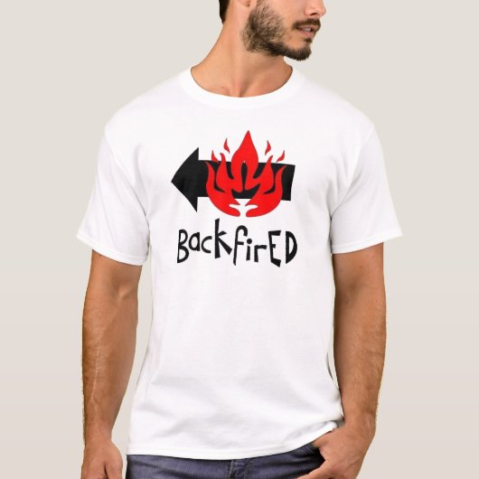 Zurückgeknallter T - Shirt (Vorderseite)