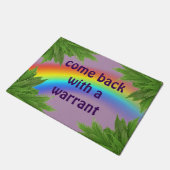 zurückgekommen mit einer Ermächtigung Fußmatte (Schrägansicht)