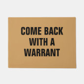 Zurückgekommen mit einer Ermächtigung Fußmatte (Vorderseite)