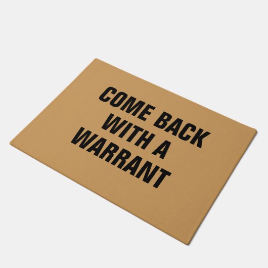 Zurückgekommen mit einer Ermächtigung Fußmatte (Schrägansicht)