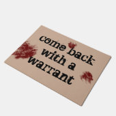 zurückgekommen mit einer Ermächtigung Fußmatte (Schrägansicht)