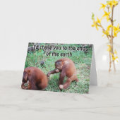 Zurückgekommene i-Liebe Sie Karte (Gelbe Blume)