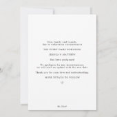 Zurückgestellt Ändern Sie das Datum Eukalyptus-Hoc Ankündigung (Rückseite)