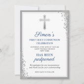 Zurückgestellte Ankündigung Silver First Heilige K (Vorderseite)