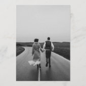 Zurückgestellte Hochzeit Ändern Sie den QR-CODE fü Save The Date (Rückseite)