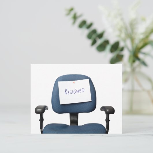 zurückgetreten postkarte (Stehend Vorderseite)