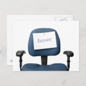 zurückgetreten postkarte (Vorne/Hinten)