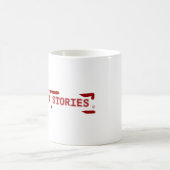 Zurückgewiesene Geschichten-Tasse Kaffeetasse (Mittel)