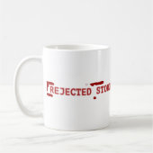Zurückgewiesene Geschichten-Tasse Kaffeetasse (Links)