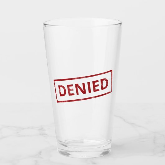 Zurückgewiesene Versicherungsforderung Tumbler (Vorderseite)