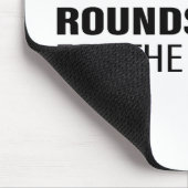 Zurückgewiesene Zitate ermutigen Word Text Art Mousepad (Ecke)