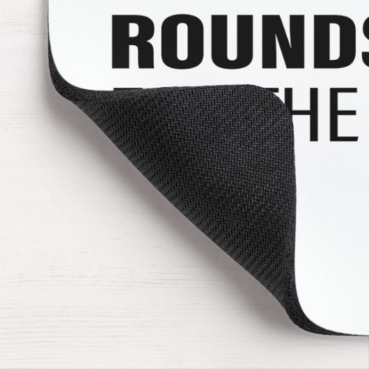 Zurückgewiesene Zitate ermutigen Word Text Art Mousepad (Ecke)