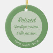 Zurückgezogen: Auf Wiedersehen Spannung, hallo Keramik Ornament (Vorne)