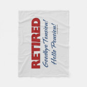 Zurückgezogen: Auf Wiedersehen Spannungs-hallo Fleecedecke (Vorderseite)