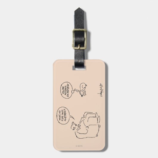 Zurückgezogen Gepäckanhänger (Vorderseite vertikal)