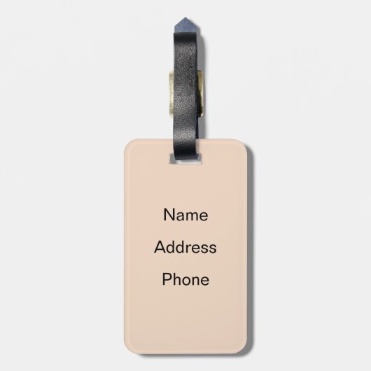 Zurückgezogen Gepäckanhänger (Rückseite vertikal)