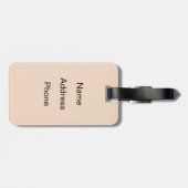 Zurückgezogen Gepäckanhänger (Rückseite horizontal)