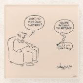 Zurückgezogen Glasuntersetzer (Vorderseite)