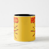 ZURÜCKGEZOGEN - LASSEN Sie US-PARTYt-shirts und Zweifarbige Tasse (Mittel)