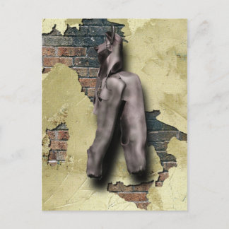 zurückgezogen postkarte